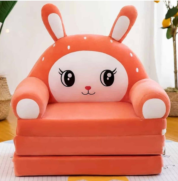 3 Layer sofa combed Kids Folding Sofa Bed-Rabbit