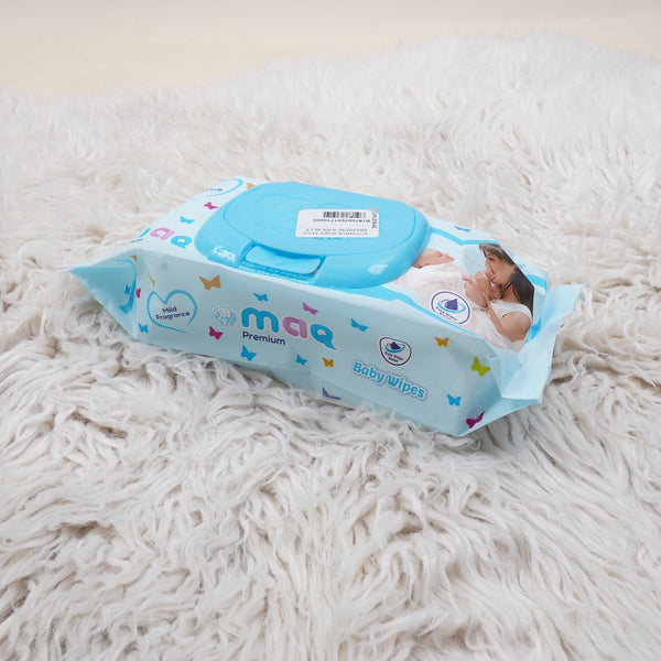 Baby Mild Fragrance Maq Premium Wipes Blue - Sunshine