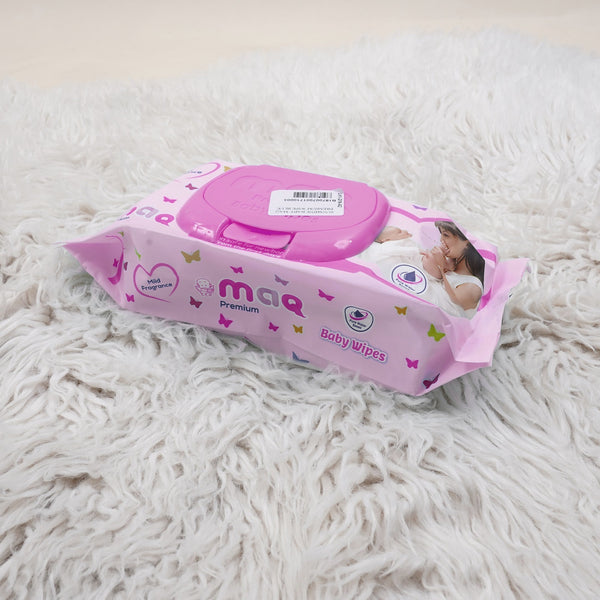 Baby Mild Fragrance Maq Premium Wipes Pink - Sunshine