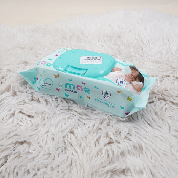 Baby Mild Fragrance Maq Premium Wipes Green - Sunshine