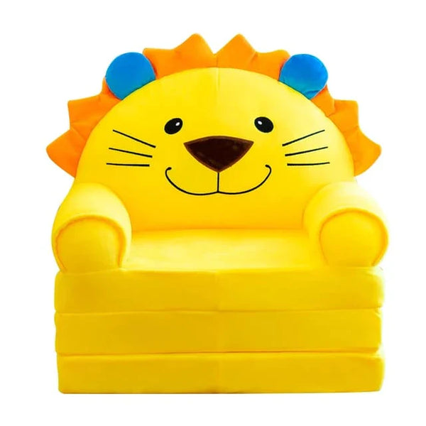 3 Layer sofa combed Kids Folding Sofa Bed Lion