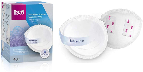 Lovi Discreet Elegance Breast Pads 40 Pcs White