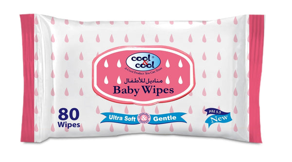 Cool & Cool Baby Wipes 80S
