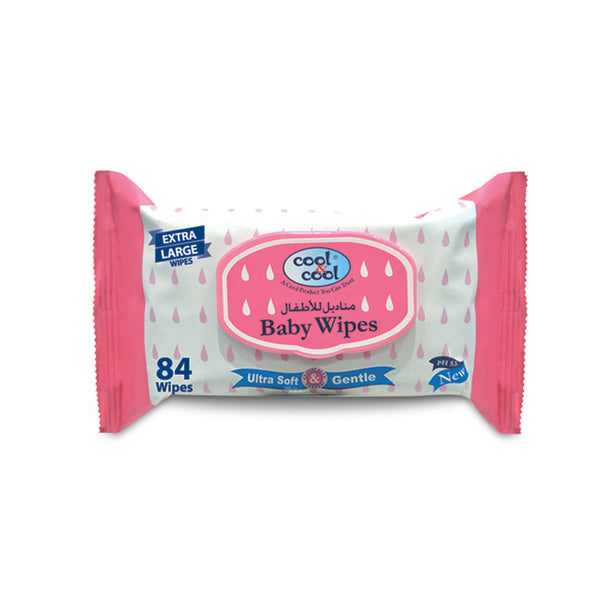 Cool & Cool Baby Wipes 84S (Regular Lid)16Pcs Extra Large