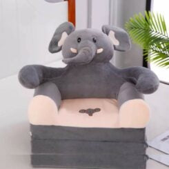 3 LAYER SOFA COMBED KIDS FOLDING SOFA Grey Elephant