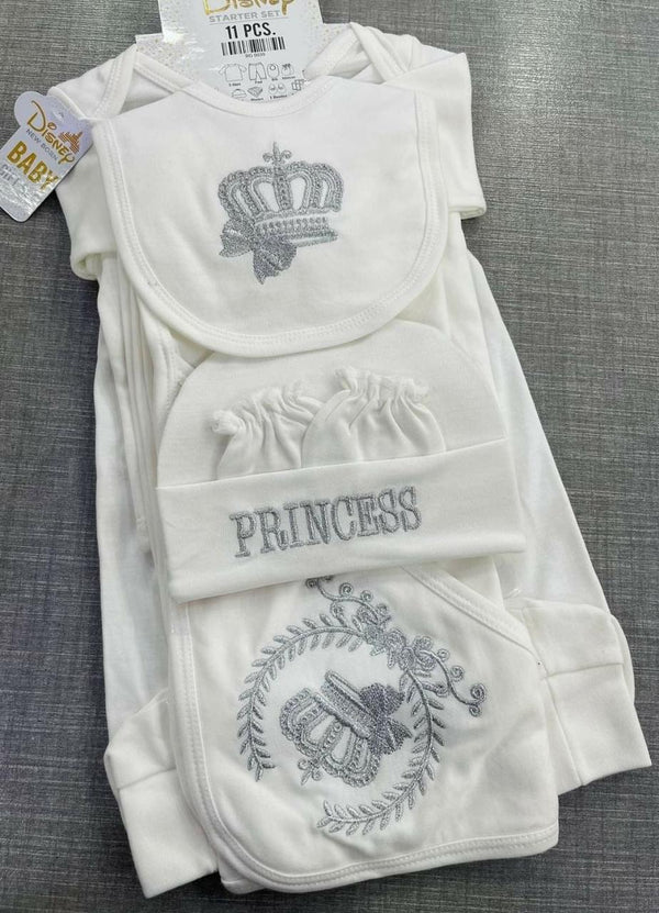 7 PIECES STARTER SET WHITE prince & princess